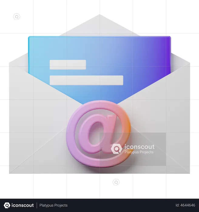 Email  3D Illustration