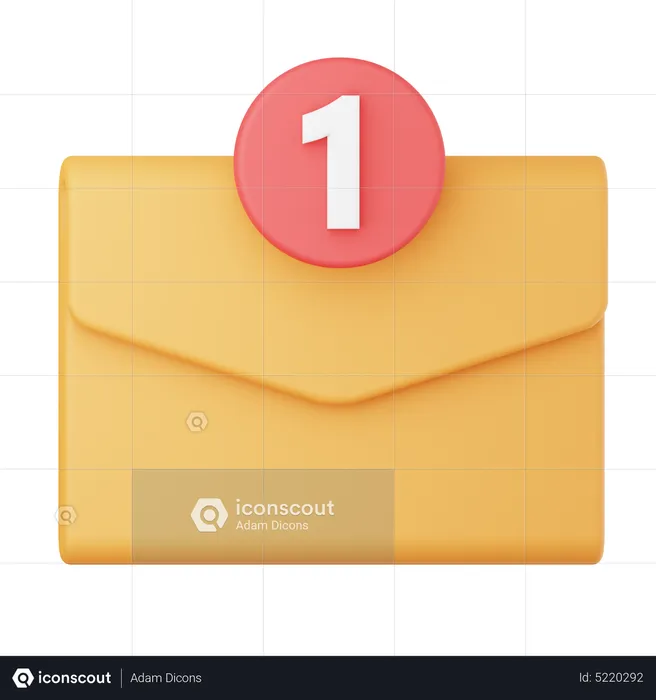 E-mail  3D Icon