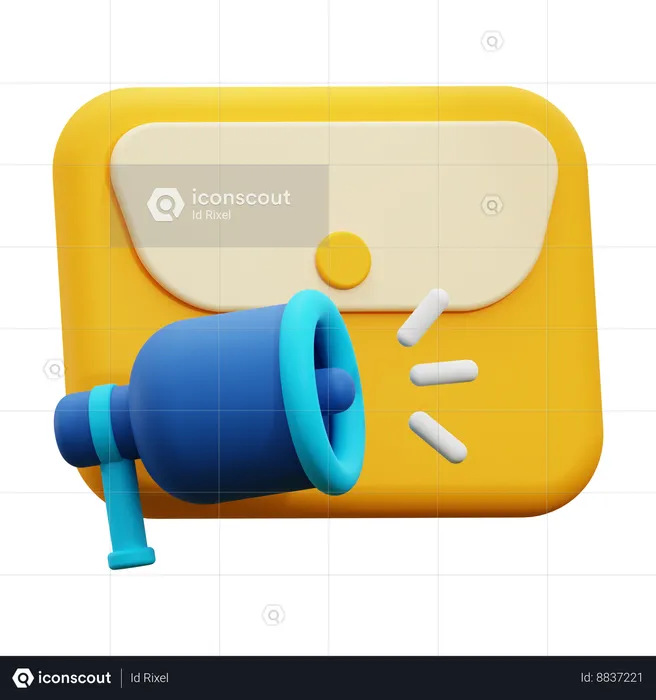 Email ads  3D Icon