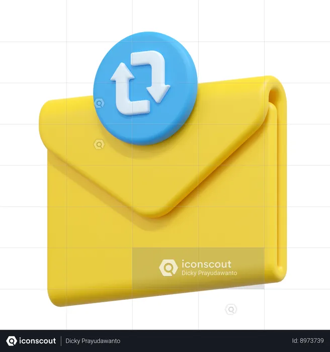 Email backup  3D Icon