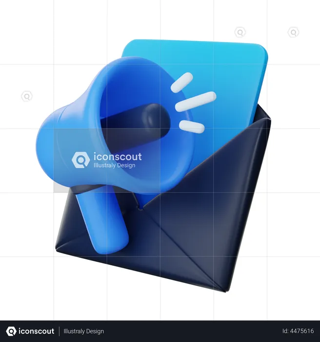 Email Campaign  3D Icon