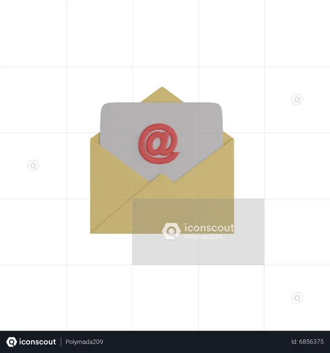 Email Envelope  3D Icon