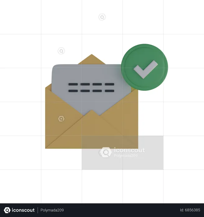 Email envelope  3D Icon