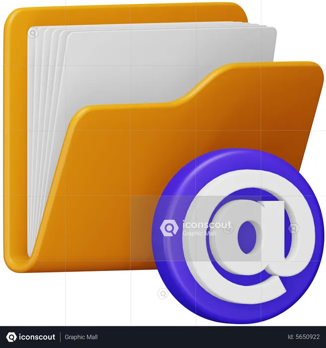 Email Folder  3D Icon