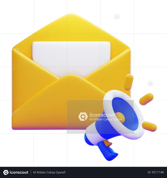 EMAIL MARKETING  3D Icon