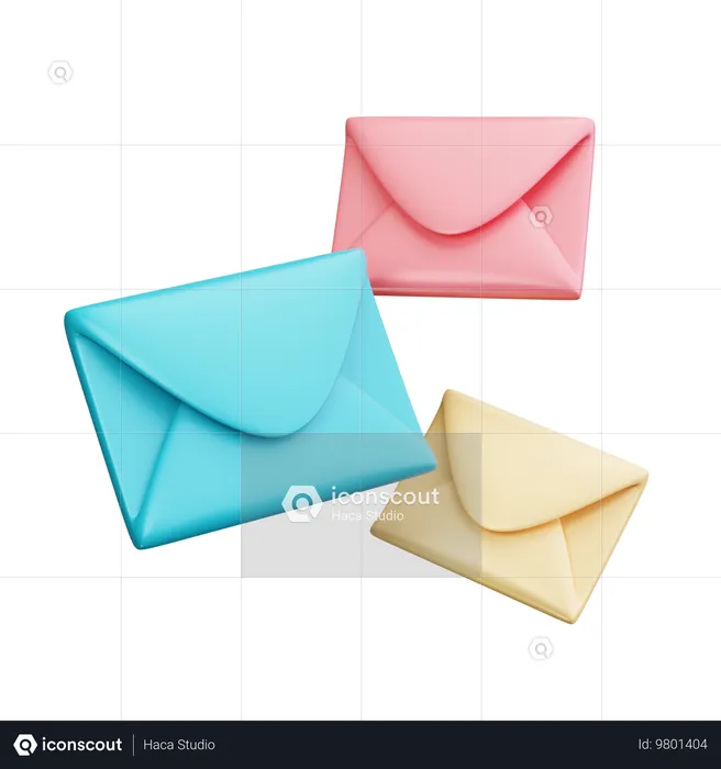 Marketing de email  3D Icon