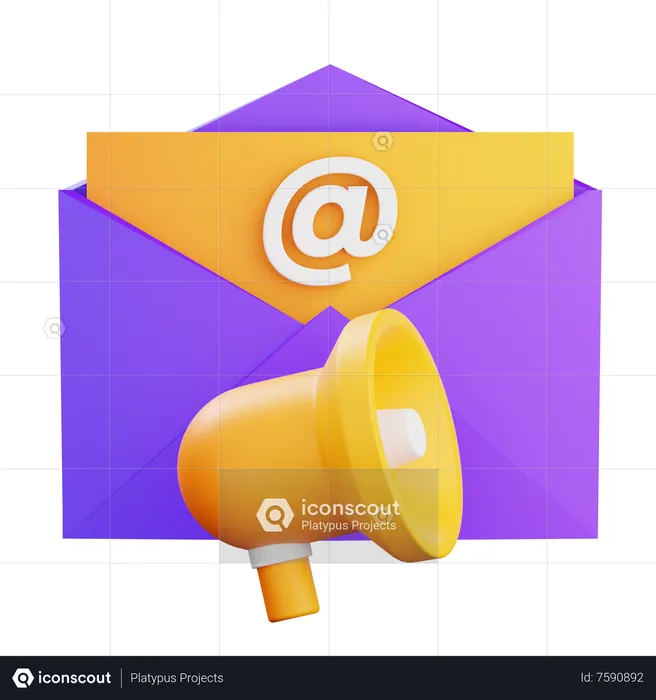 Email Marketing  3D Icon