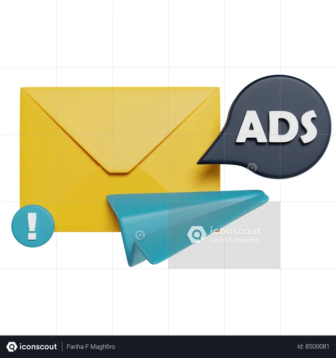 Email marketing  3D Icon