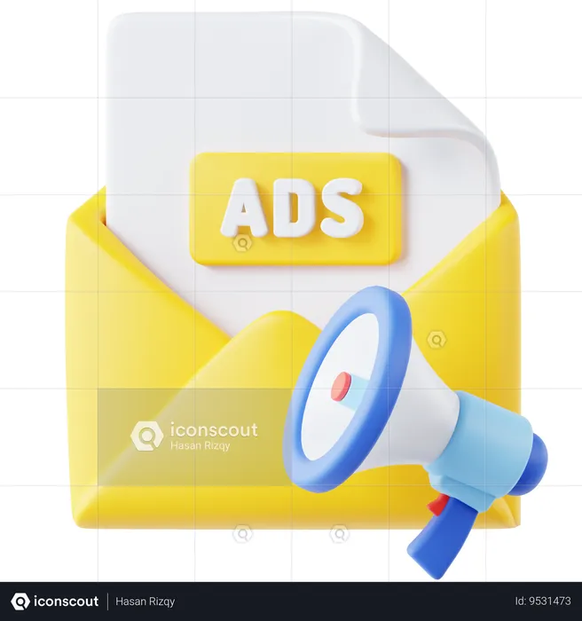 Email Marketing  3D Icon