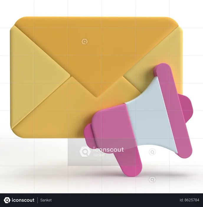 Email Marketing  3D Icon