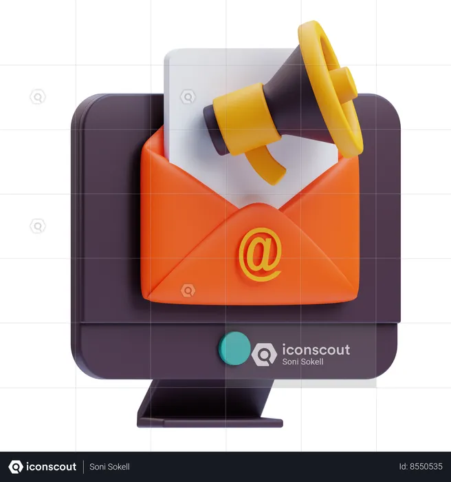 Email Marketing  3D Icon