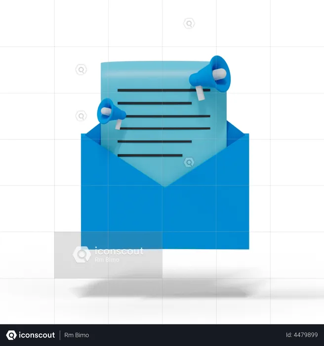 Email Marketing  3D Illustration