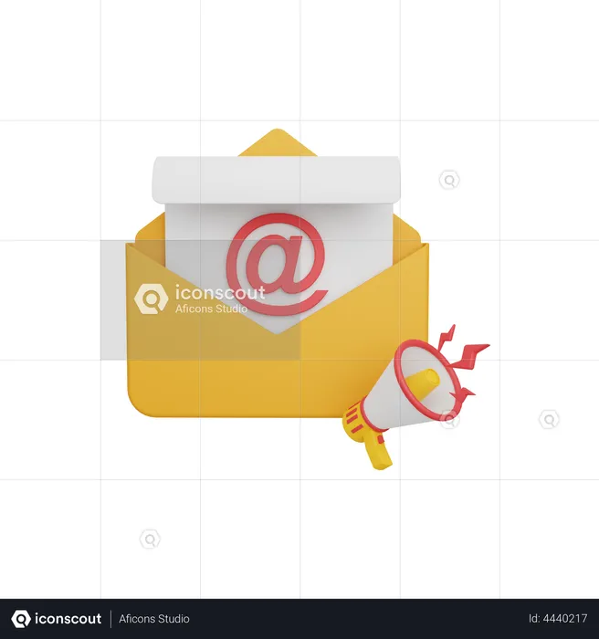 Email Marketing  3D Illustration