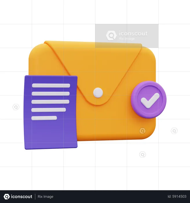 Marketing de email  3D Icon