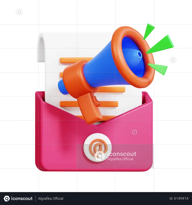 Email Marketing  3D Icon