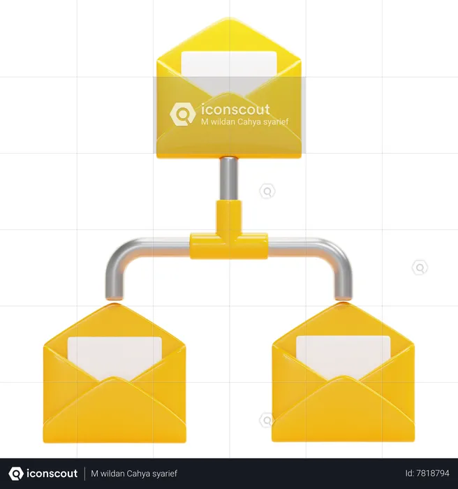 Marketing de email  3D Icon