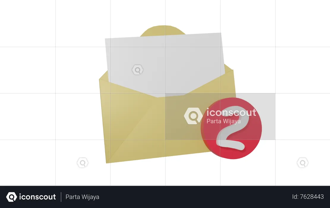 Email Notification  3D Icon