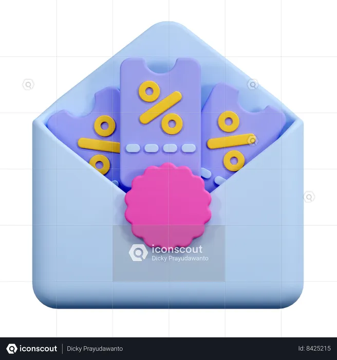 Email Offer  3D Icon