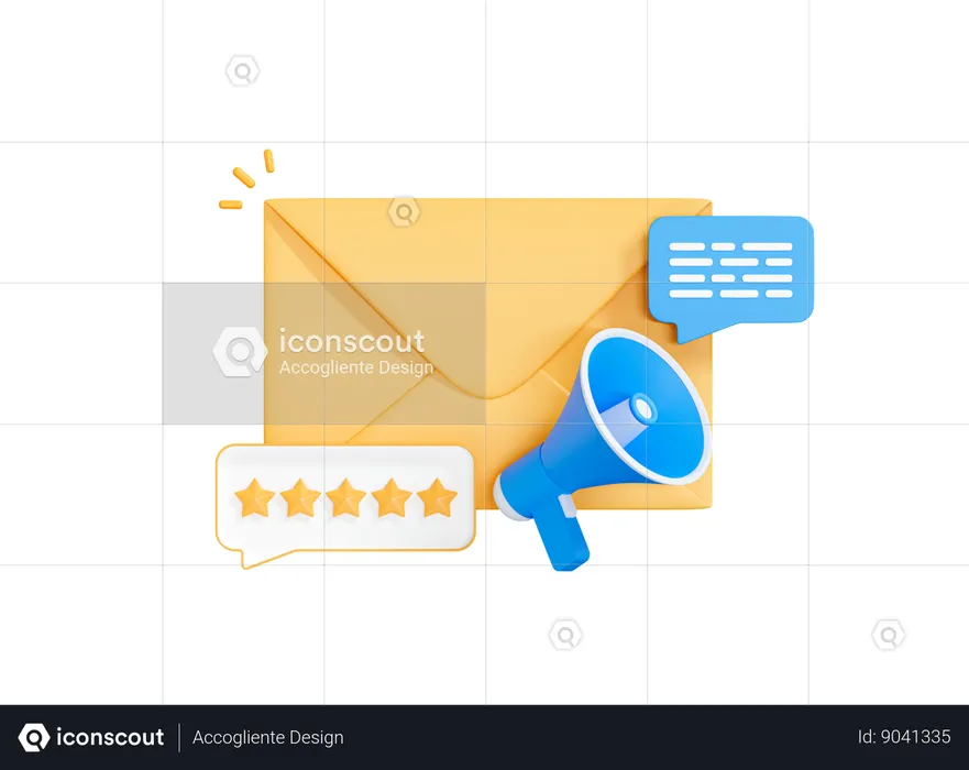 Email Promotion  3D Icon