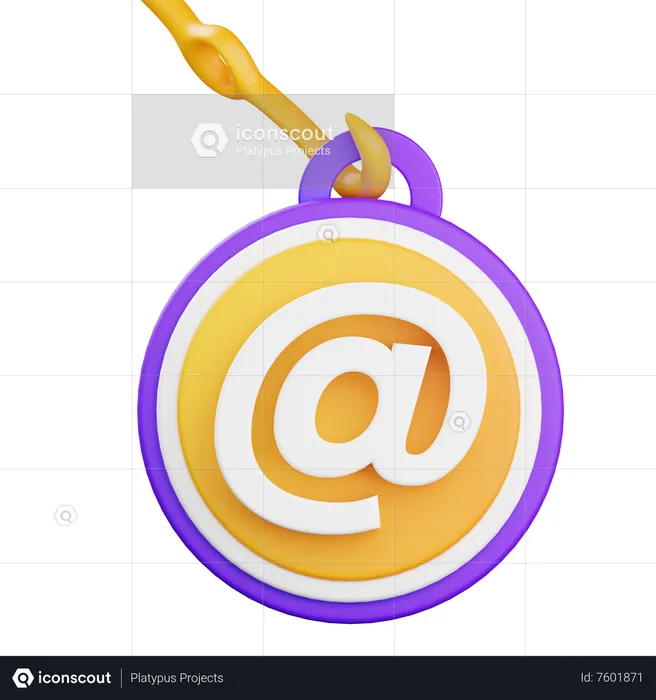 Email Scam  3D Icon