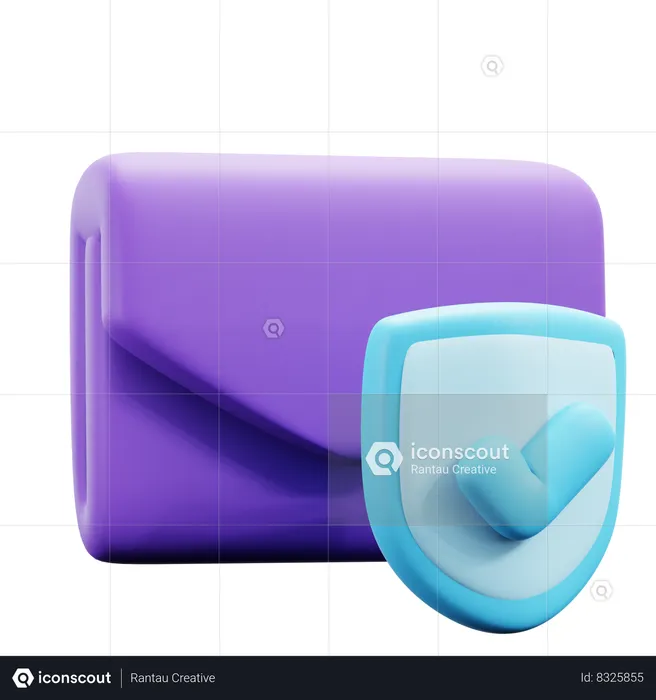 Email Security  3D Icon