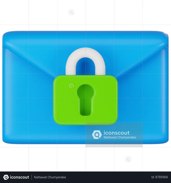 Email Security  3D Icon