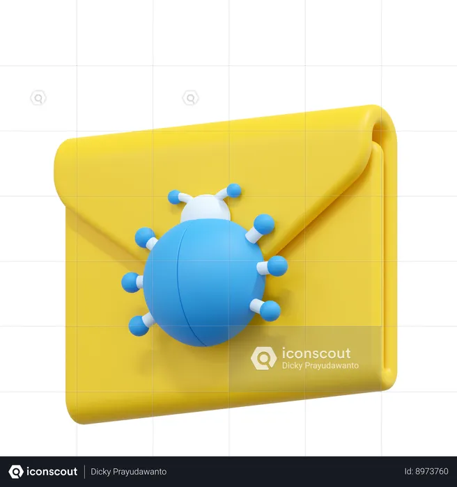 Spam de e-mail  3D Icon