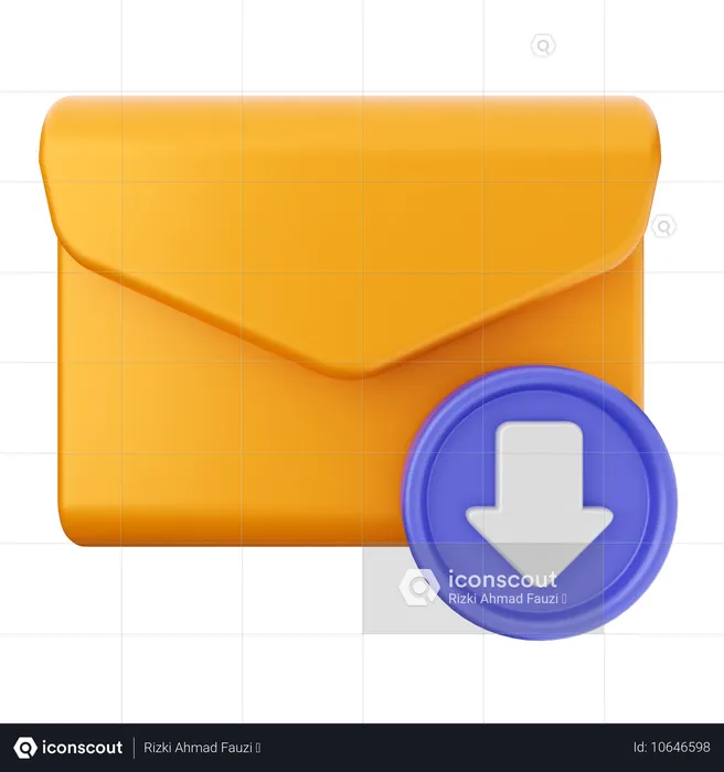 Téléchargement par courrier électronique  3D Icon