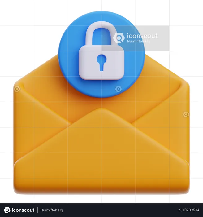 Email verrouillé  3D Icon