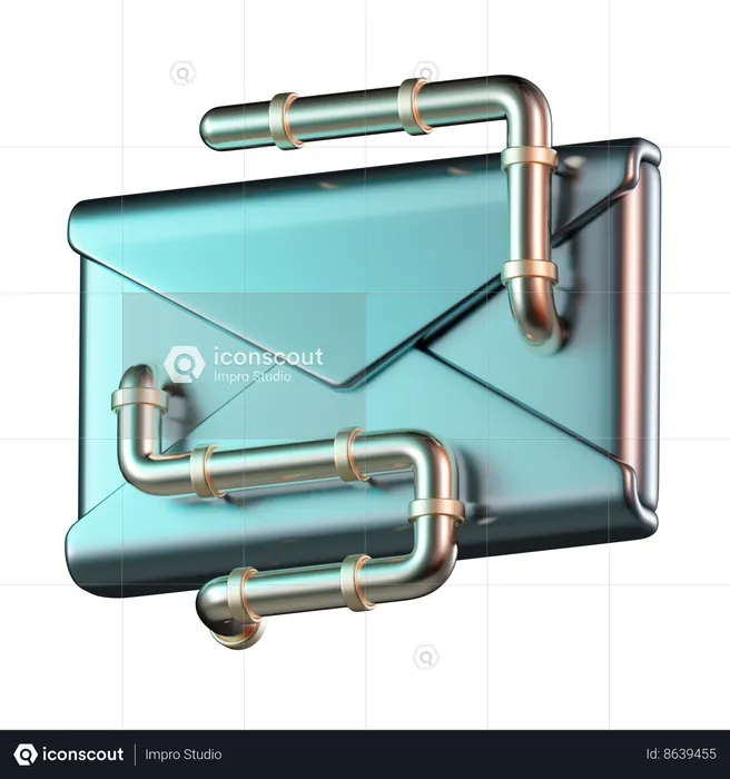 Email Worm  3D Icon