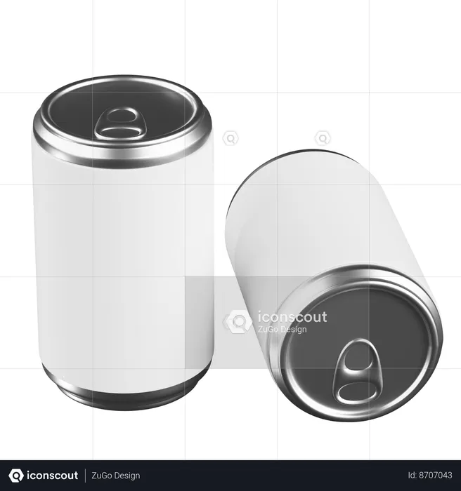 Embalaje de latas de aluminio  3D Icon