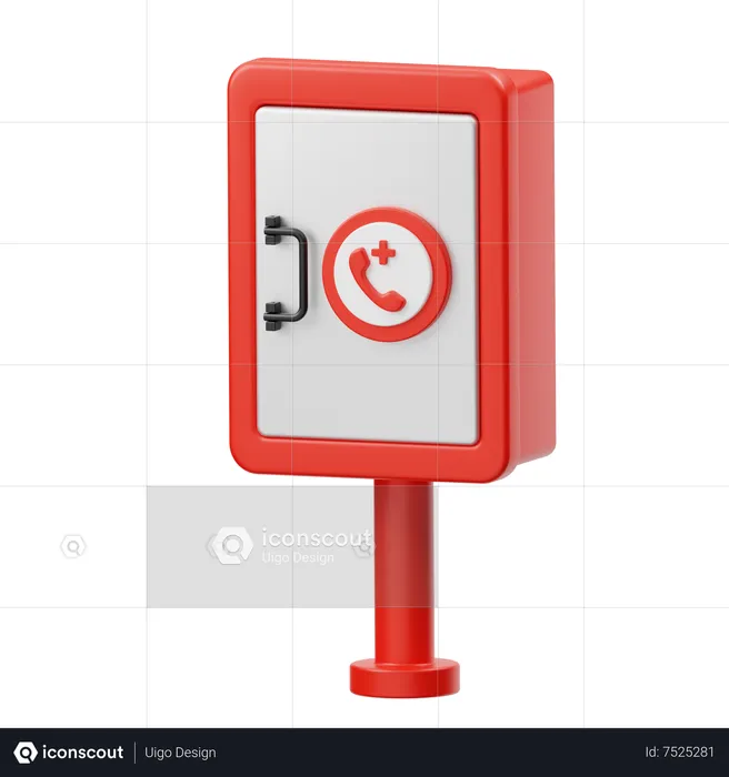 Emergency Call  3D Icon