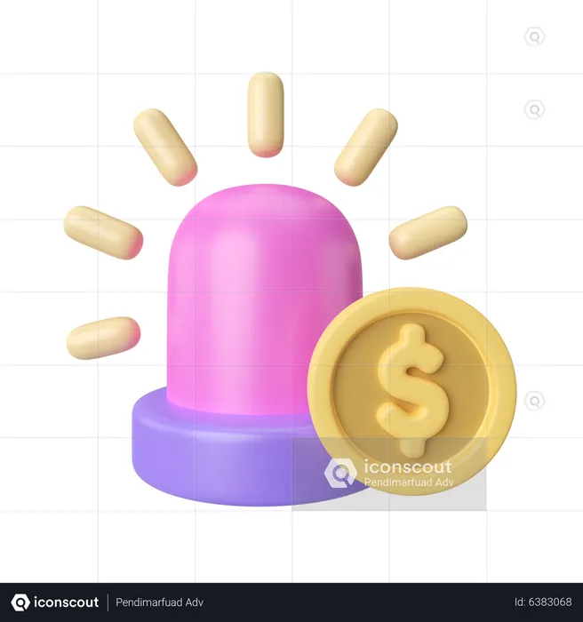 Emergency Fund  3D Icon