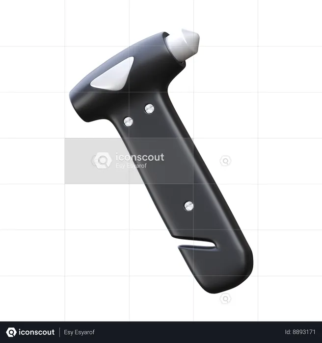 Emergency Hammer  3D Icon