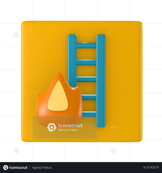 Emergency Ladder  3D Icon