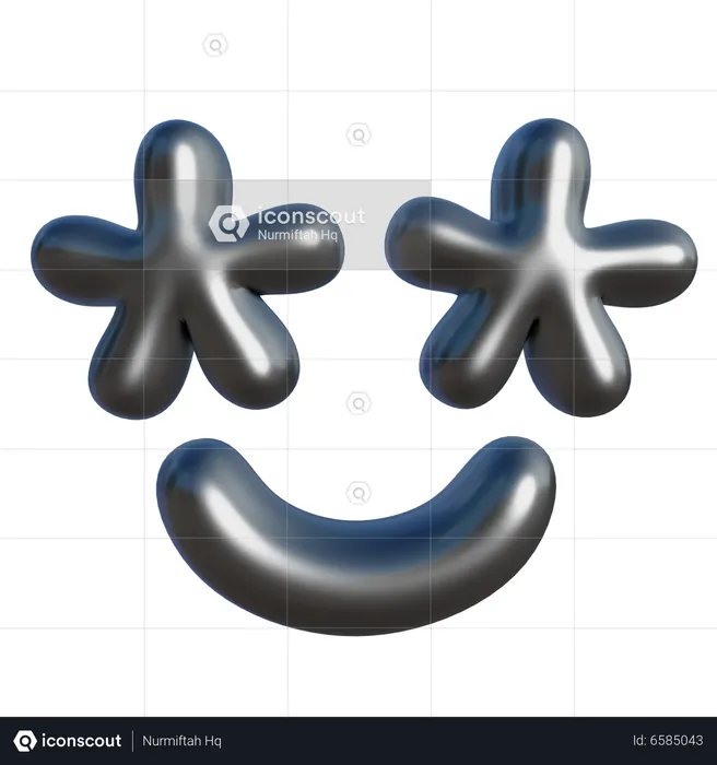 Emoji Abstract Shape  3D Icon