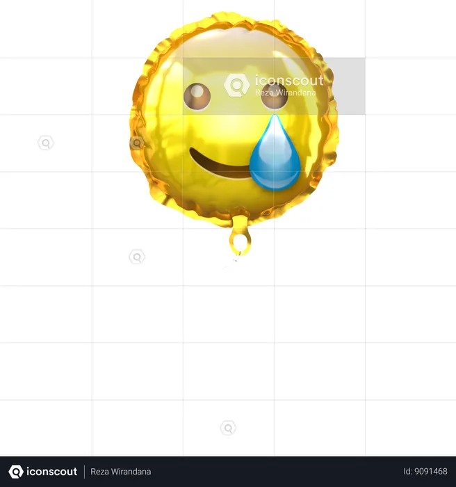 Emoji Balloon  3D Icon