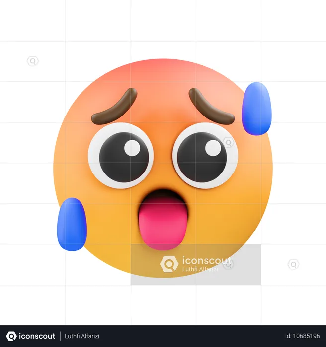 Emoji chaud Emoji 3D Icon