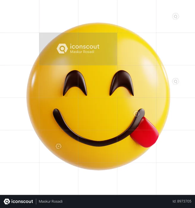 Emoji faminto Emoji 3D Icon