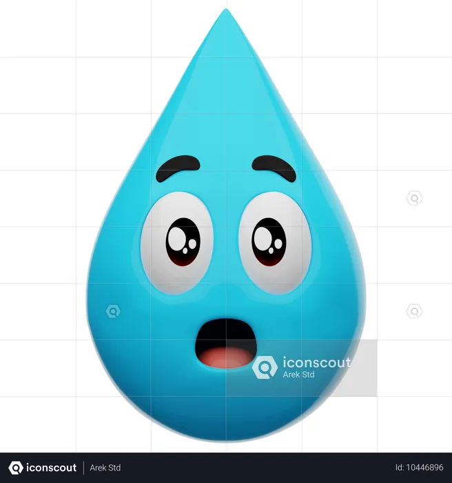 Emoji de água triste Emoji 3D Icon