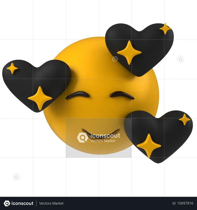 Emojis de amor  3D Icon