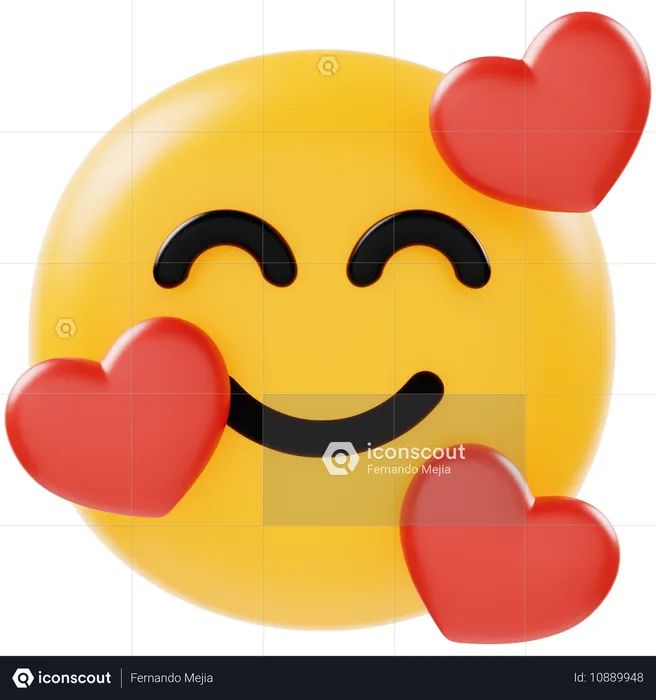 Emojis de amor Emoji 3D Icon