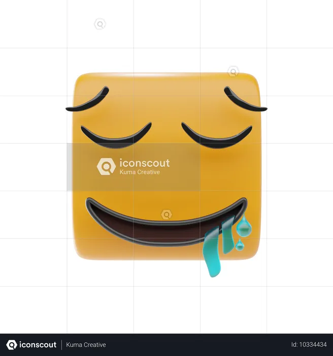 Emoji de cara babeante Emoji 3D Icon