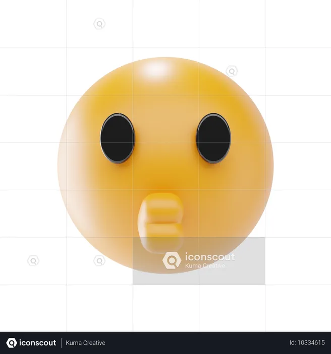 Emoji de cara de beso Emoji 3D Icon