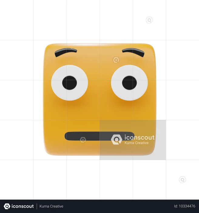 Emoji de cara sonrojada Emoji 3D Icon