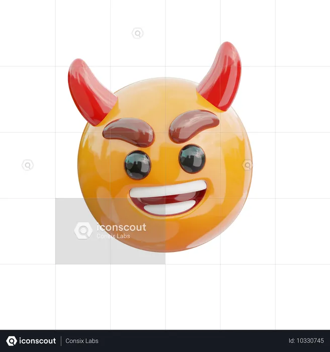 Emoji del diablo  3D Icon