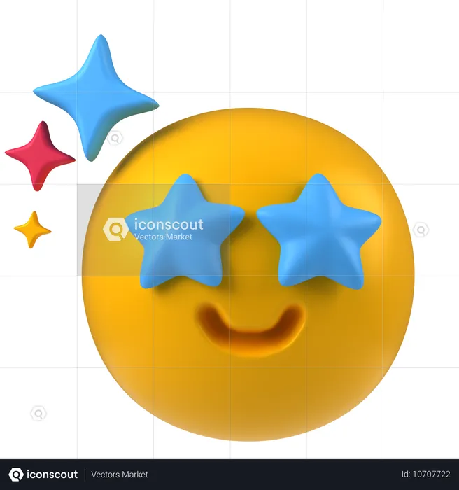 Emoji estrella  3D Icon