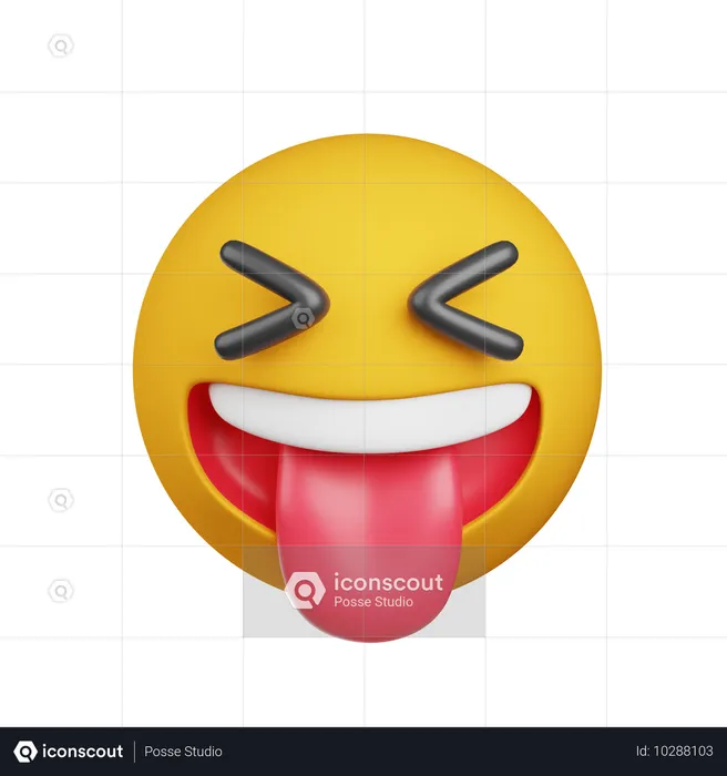 Lengua emoji Emoji 3D Icon