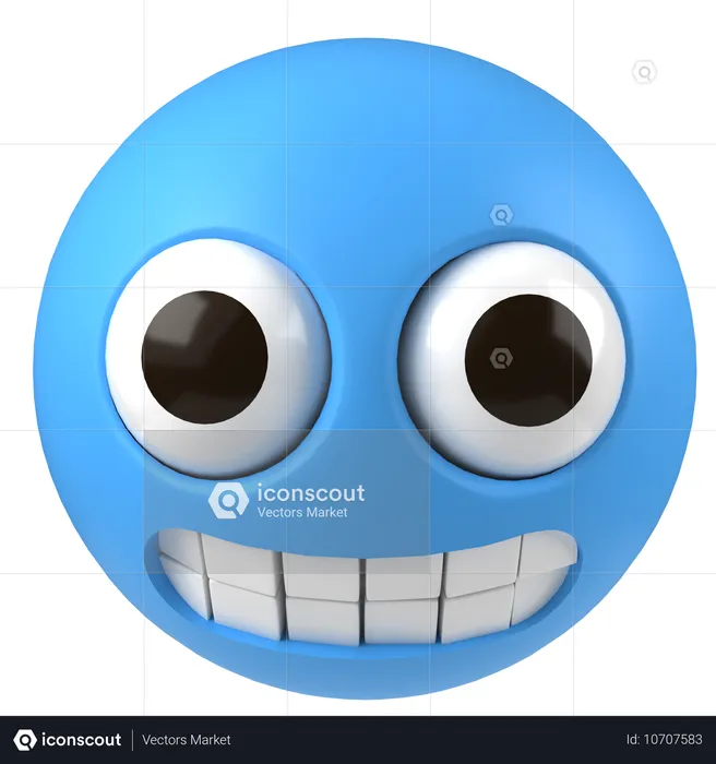 Emoji mueca  3D Icon