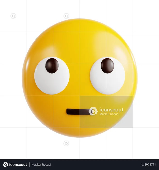 Emoji de rosto emocional Emoji 3D Icon